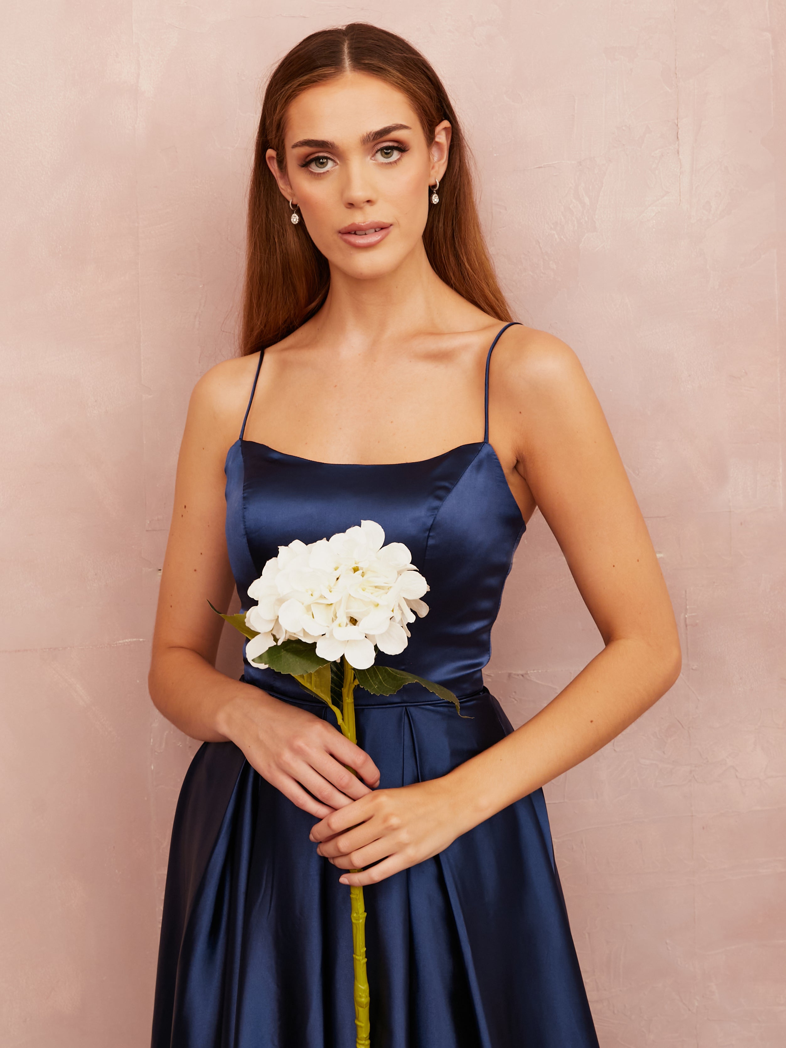 Kitty Satin - Navy