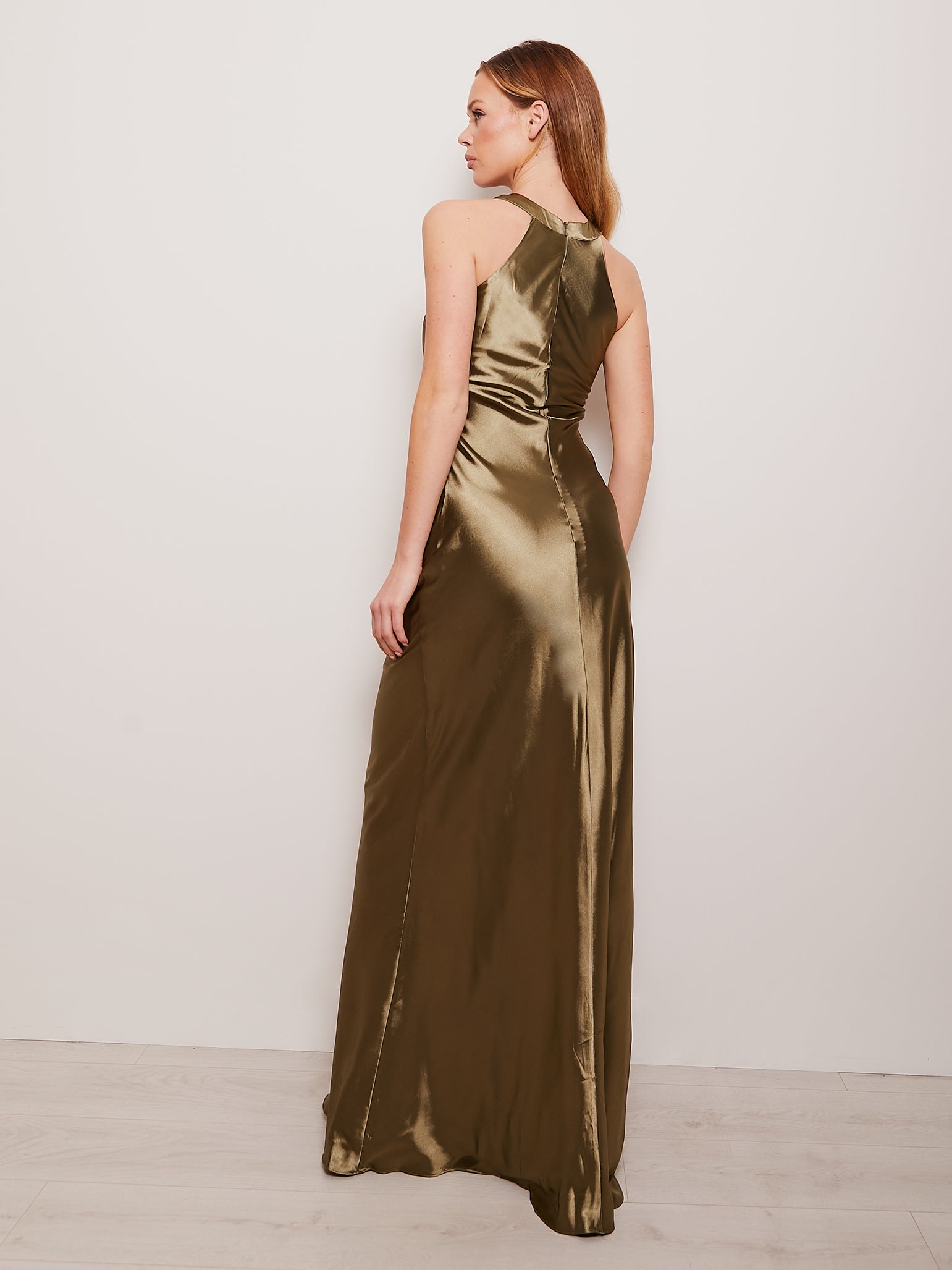 Alysia Satin - Olive
