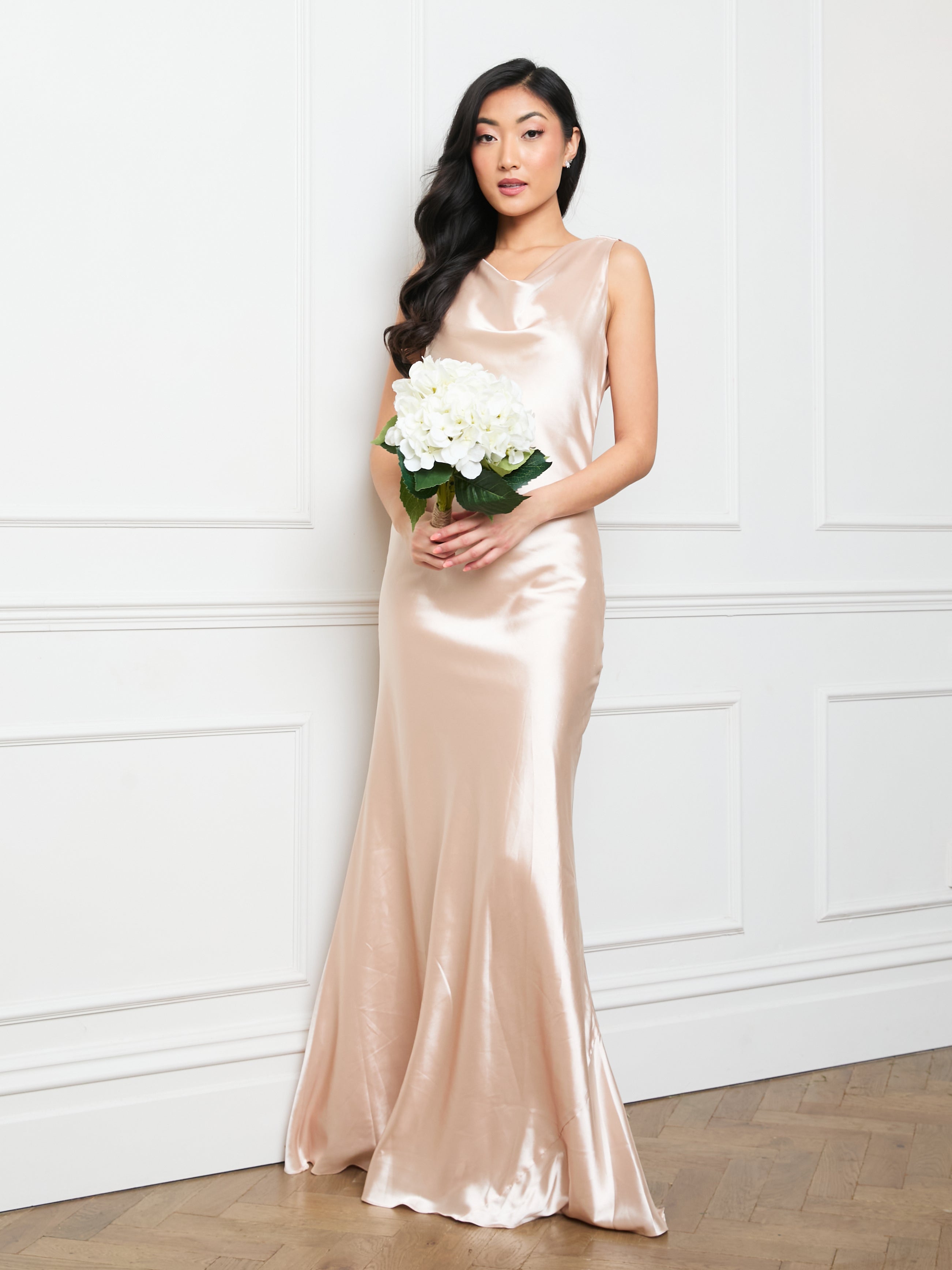Camilla Satin - Champagne