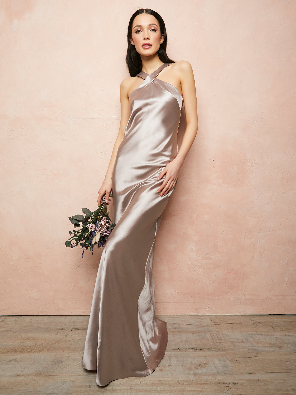 Mink color bridesmaid dresses hotsell