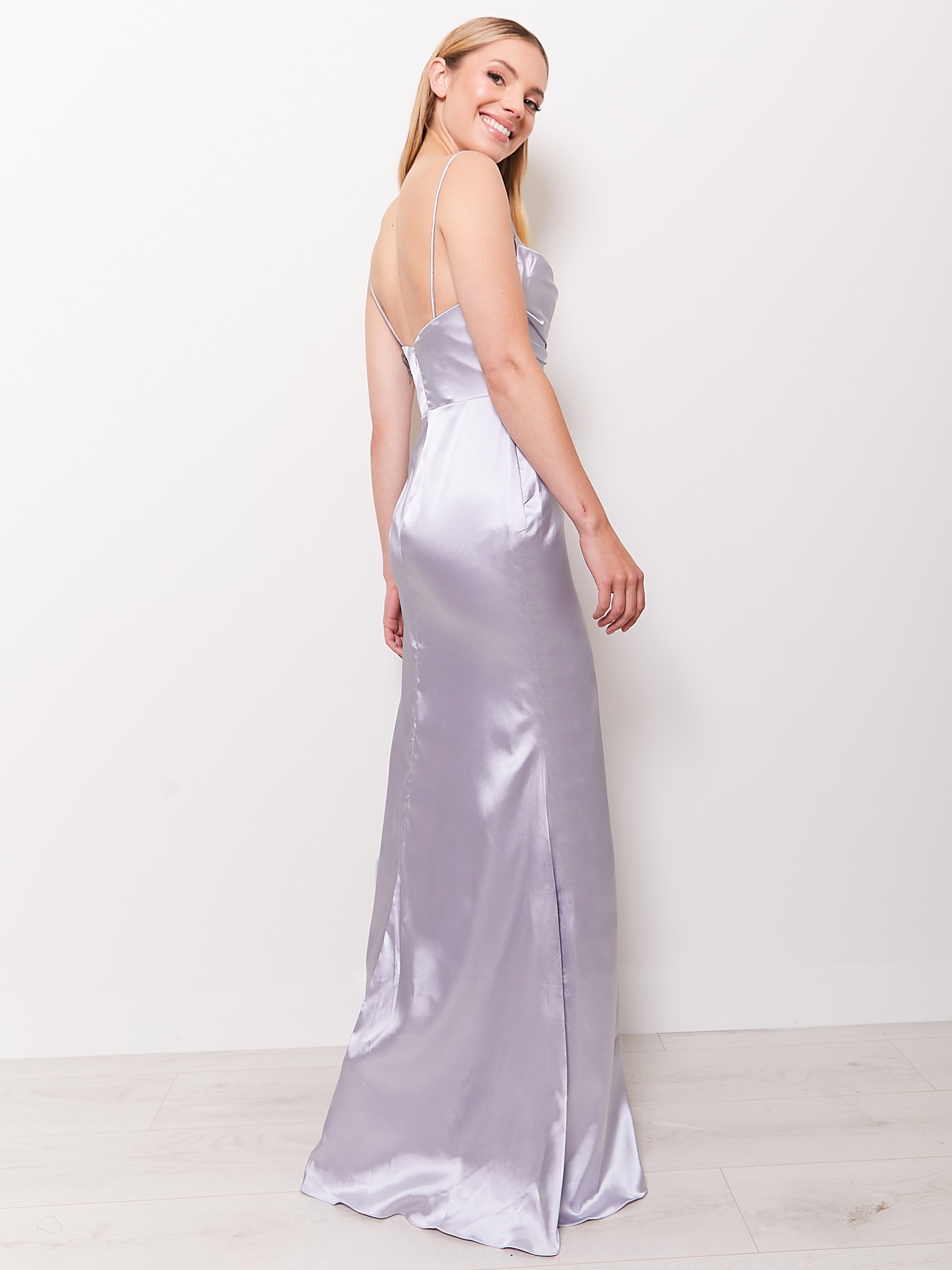 Nell Satin - Silver