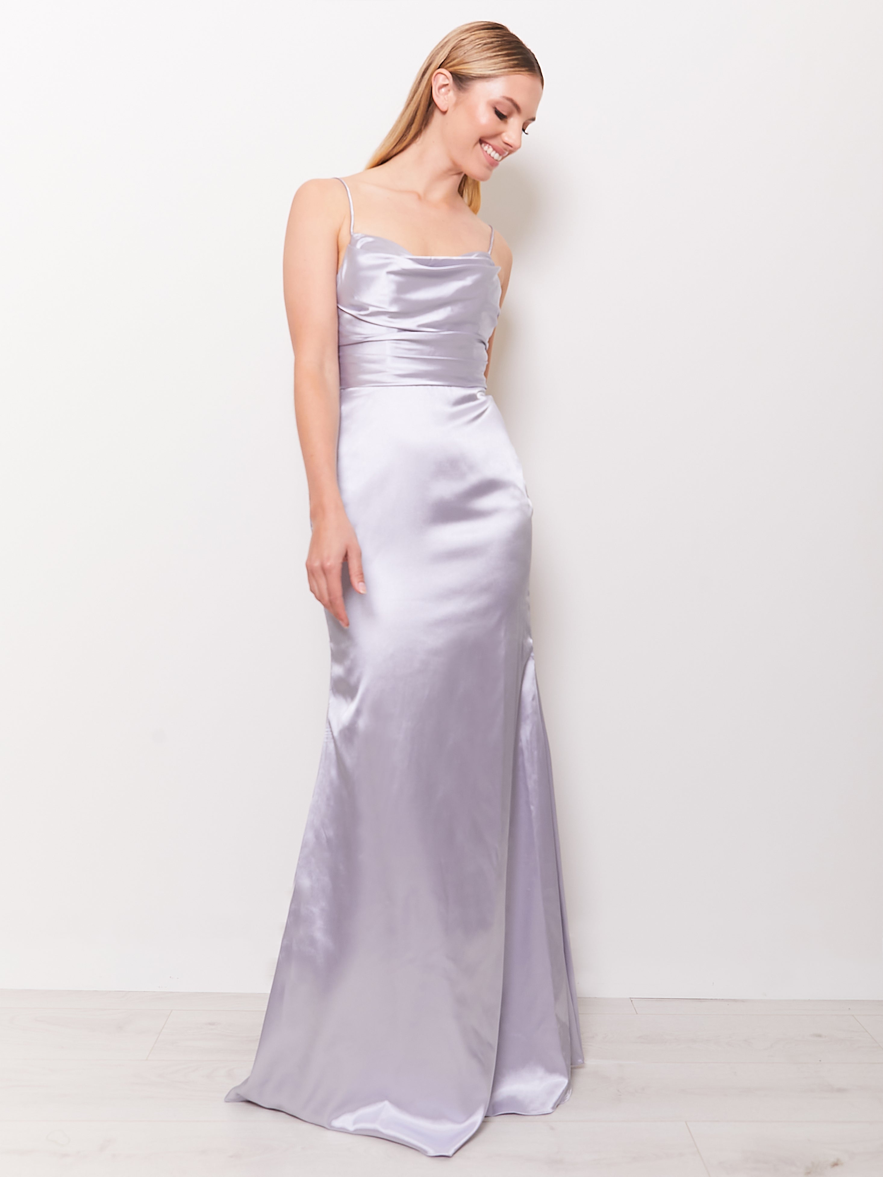 Nell Satin - Silver